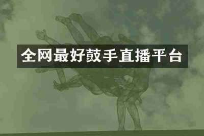 全网最好鼓手直播平台