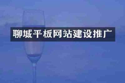 聊城平板网站建设推广