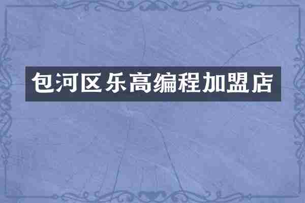 包河区乐高编程加盟店