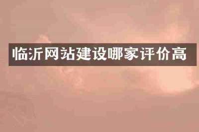 临沂网站建设哪家评价高