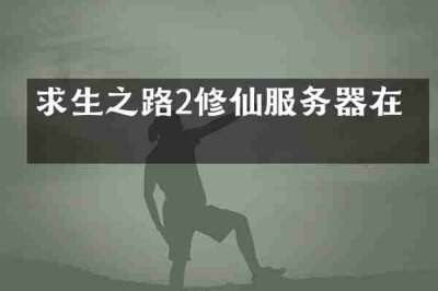 求生之路2修仙服务器在哪