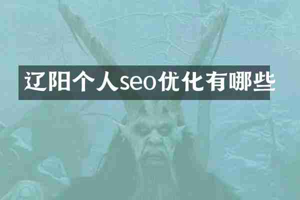 辽阳个人seo优化有哪些