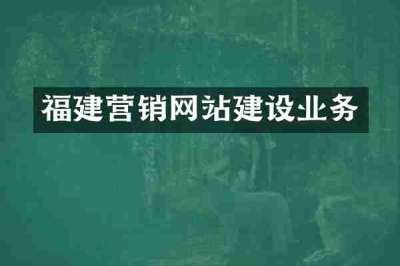 福建营销网站建设业务