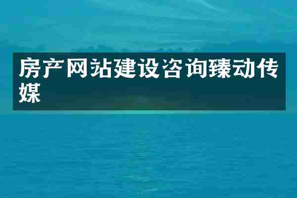 房产网站建设咨询臻动传媒