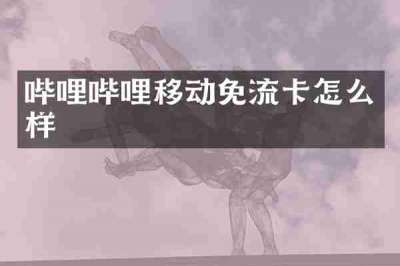 哔哩哔哩移动免流卡怎么样