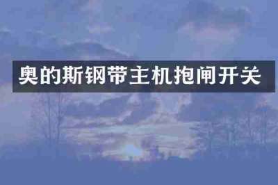 奥的斯钢带主机抱闸开关