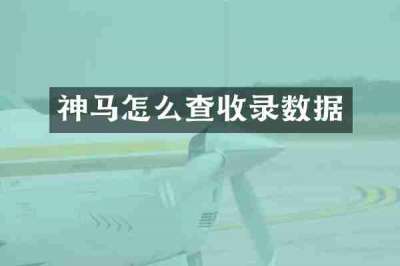 神马怎么查收录数据