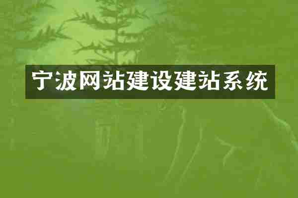 宁波网站建设建站系统