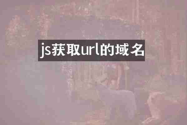 js获取url的域名
