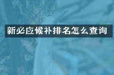 新必应候补排名怎么查询