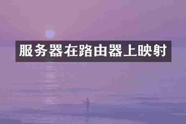 服务器在路由器上映射
