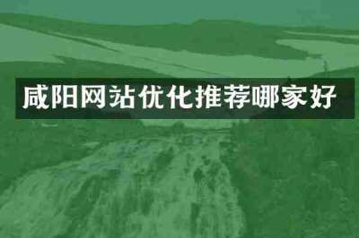 咸阳网站优化推荐哪家好
