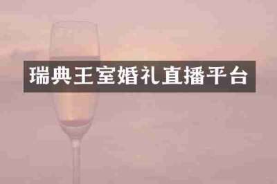 瑞典王室婚礼直播平台