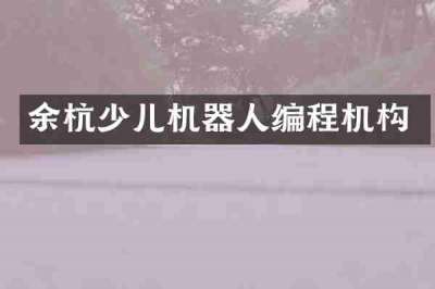 余杭少儿机器人编程机构