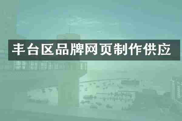 丰台区品牌网页制作供应