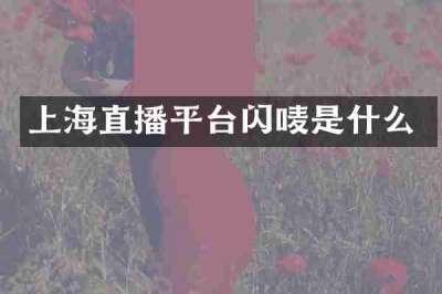 上海直播平台闪唛是什么