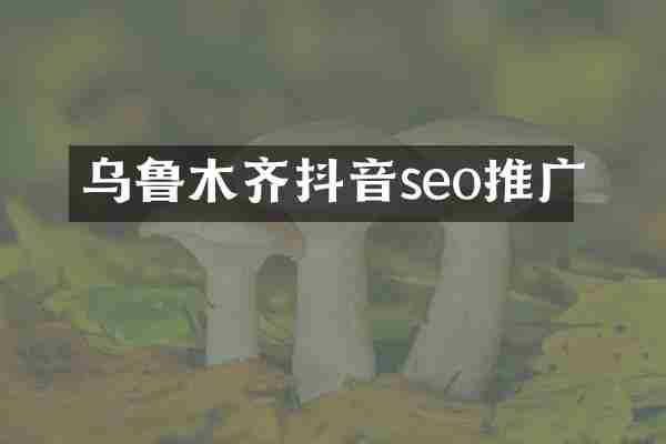 乌鲁木齐抖音seo推广