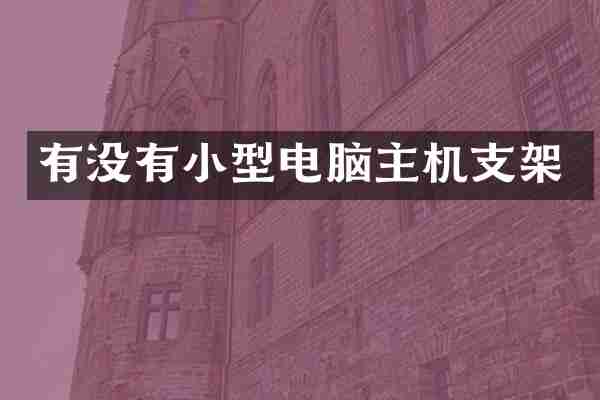 有没有小型电脑主机支架