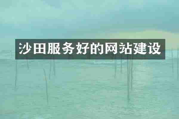 沙田服务好的网站建设