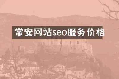 常安网站seo服务价格