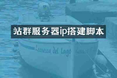 站群服务器ip搭建脚本