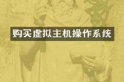 购买虚拟主机操作系统
