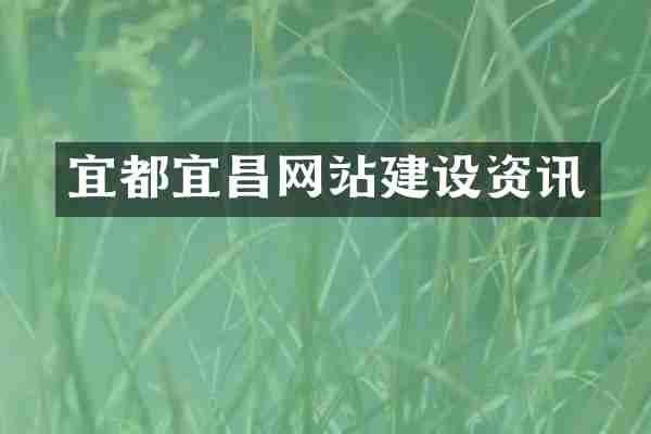 宜都宜昌网站建设资讯