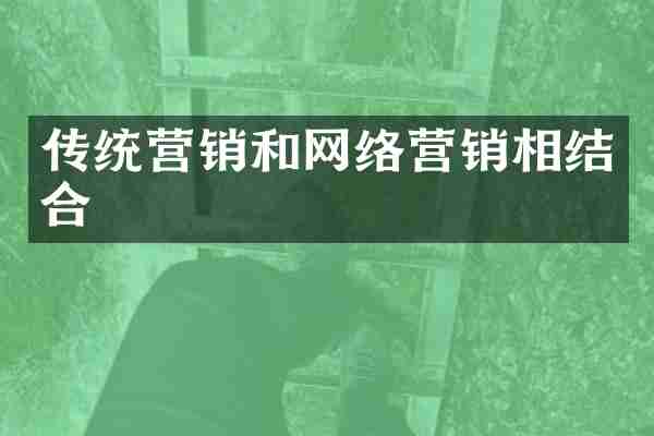 传统营销和网络营销相结合