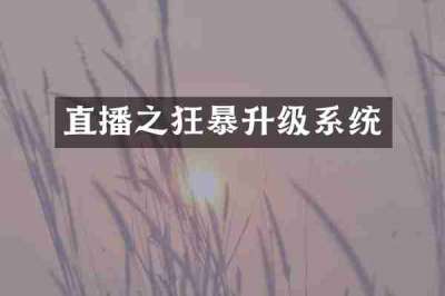 直播之狂暴升级系统