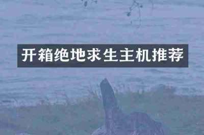 开箱绝地求生主机推荐