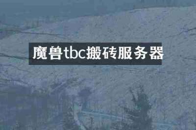 魔兽tbc搬砖服务器