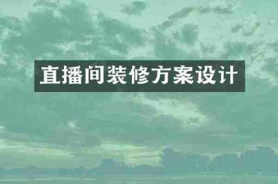 直播间装修方案设计
