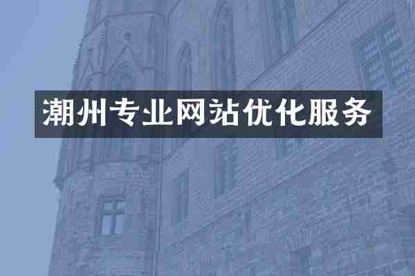 潮州专业网站优化服务