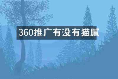 360推广有没有猫腻