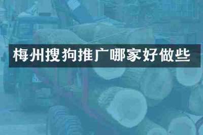 梅州搜狗推广哪家好做些