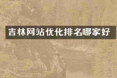 吉林网站优化排名哪家好
