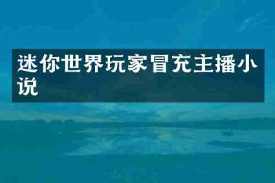 迷你世界玩家冒充主播小说