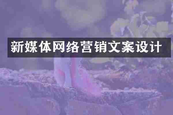 新媒体网络营销文案设计