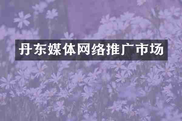 丹东媒体网络推广市场