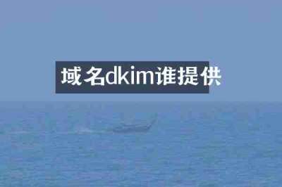 域名dkim谁提供