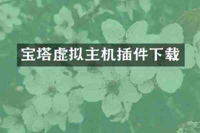 宝塔虚拟主机插件下载