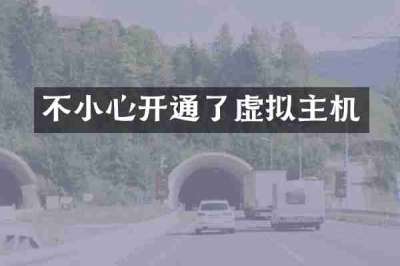 不小心开通了虚拟主机