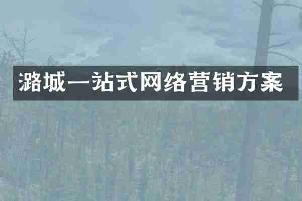 潞城一站式网络营销方案