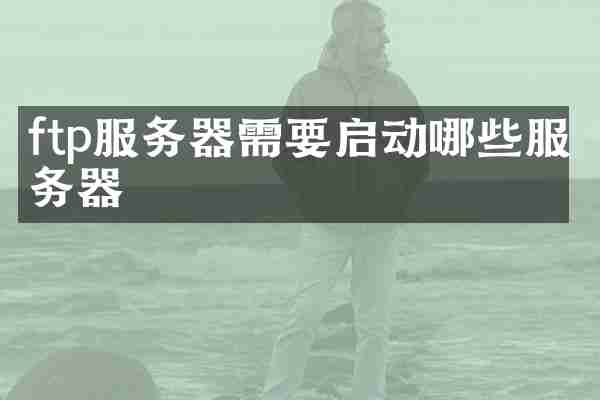 ftp服务器需要启动哪些服务器