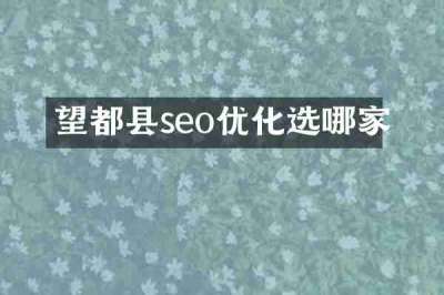 望都县seo优化选哪家