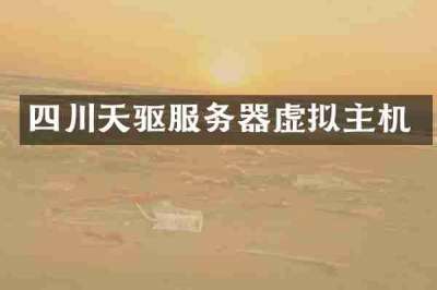 四川天驱服务器虚拟主机
