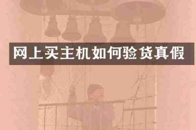 网上买主机如何验货真假