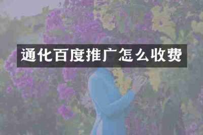 通化百度推广怎么收费