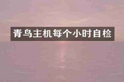 青鸟主机每个小时自检