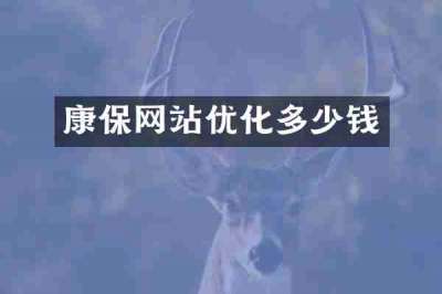 康保网站优化多少钱